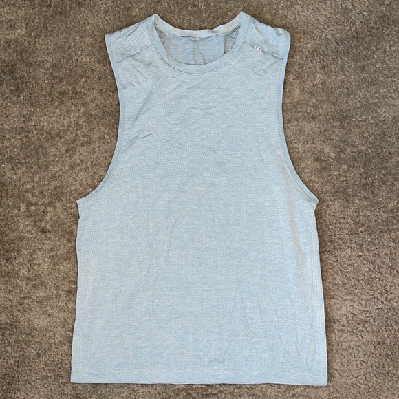lululemon athletica Other - Lululemon Mens Muscle Tee Swift Material Size Medium Light Sky Blue Breathable